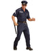 costume poliziotto blu