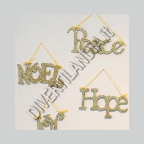 SCRITTA PEACE-NOEL-HOPE-JOY
