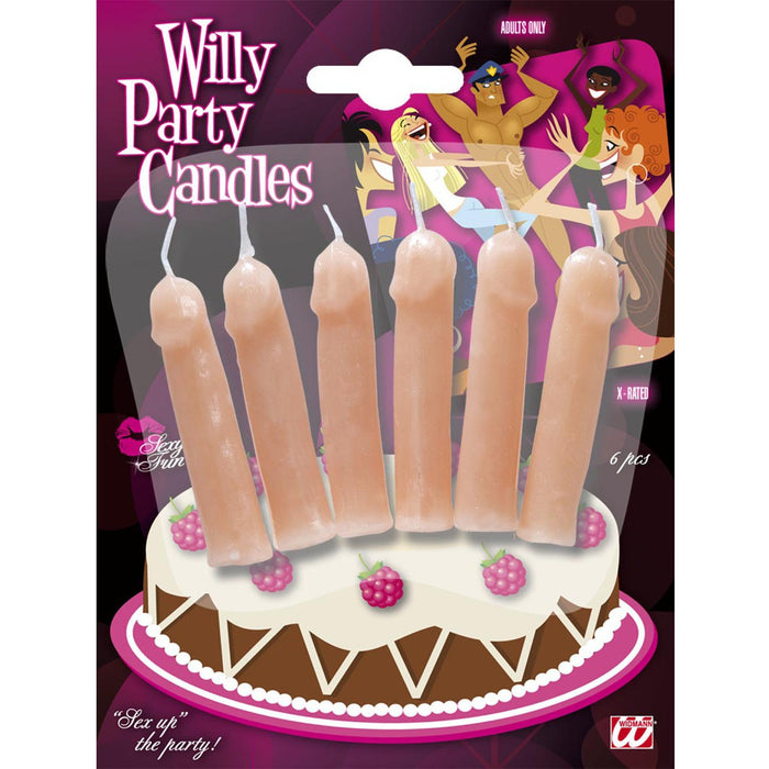 6 CANDELE COMPLEANNO WILLY