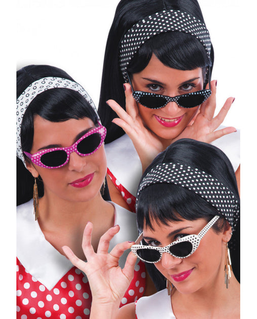 Occhiali Rosa Rotondi Lenti A Prisma Per Adulto - Foto 9