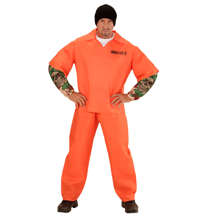 COSTUME DA CARCERATO TATUATO SING SING