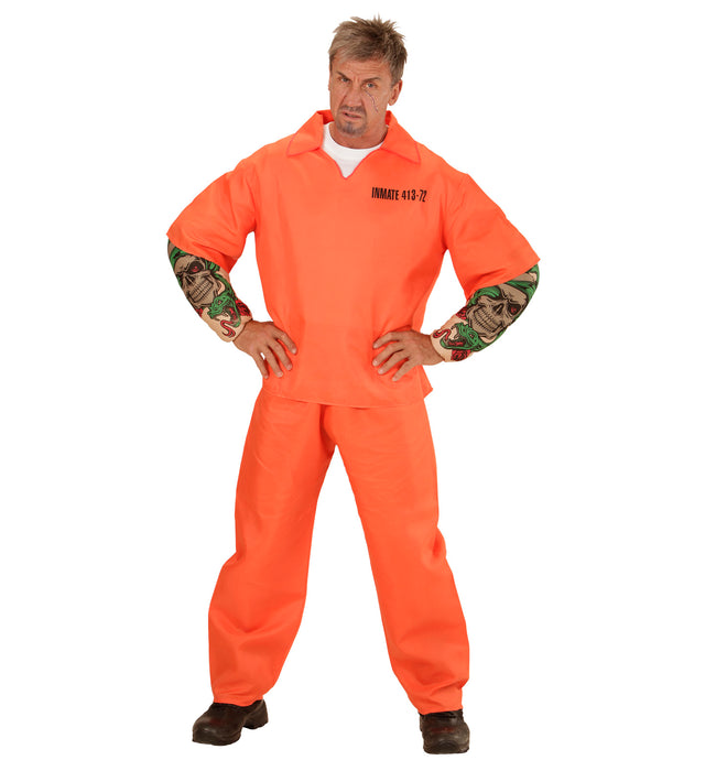 Carcerato Americano Abito Da Carcerato Detenuto Costume Da