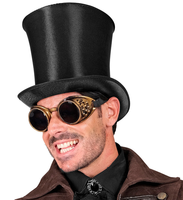 TUBA A CAMPANA IN RASO NERO