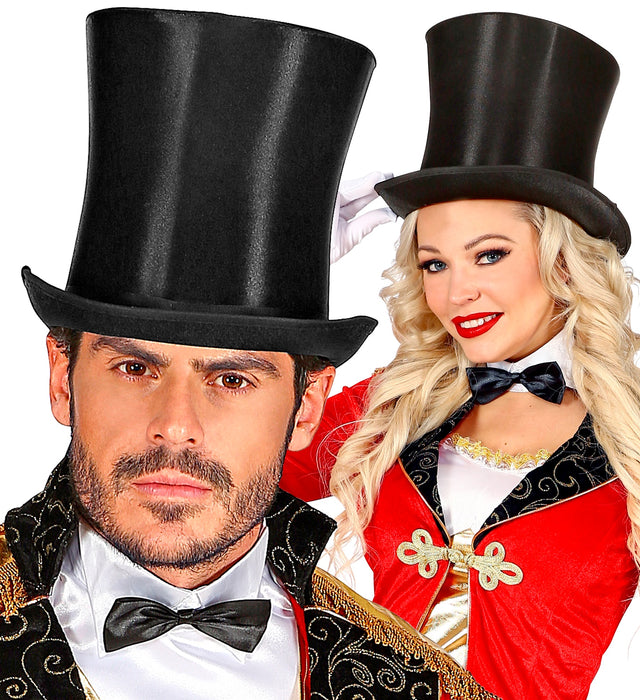 TUBA A CAMPANA IN RASO NERO