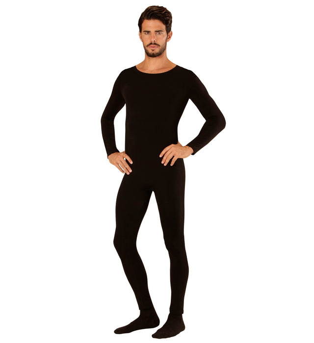 TUTA UOMO NERA INTERA PER SAGGIE E RECITE —