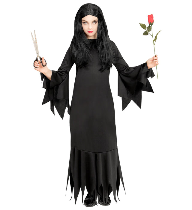 COSTUME MORTICIA PER BAMBINE
