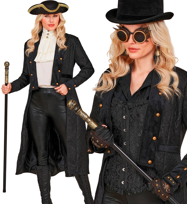 BASTONE DA PASSEGGIO POMELLO ANTICATO CM 108