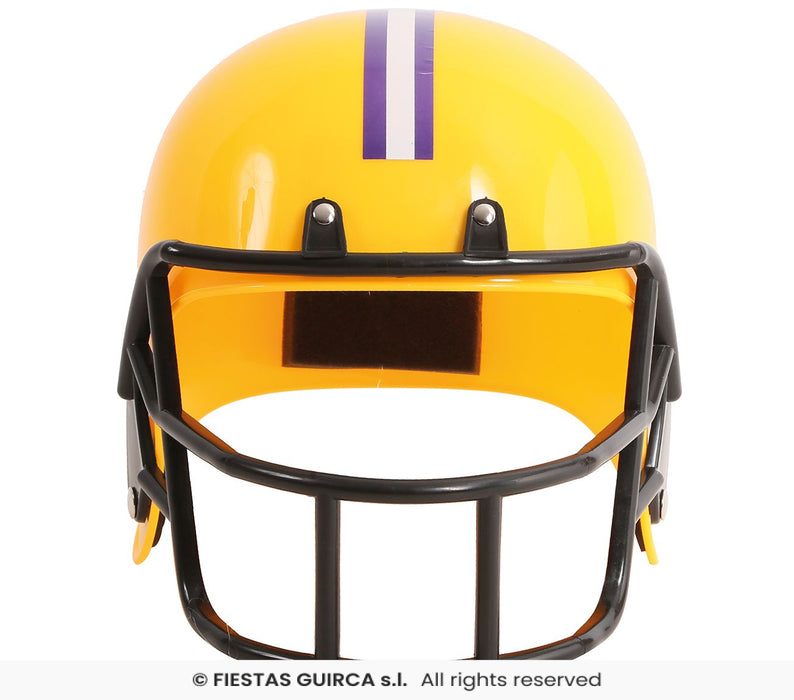 CASCO FOOTBALL AMERICANO GIALLO