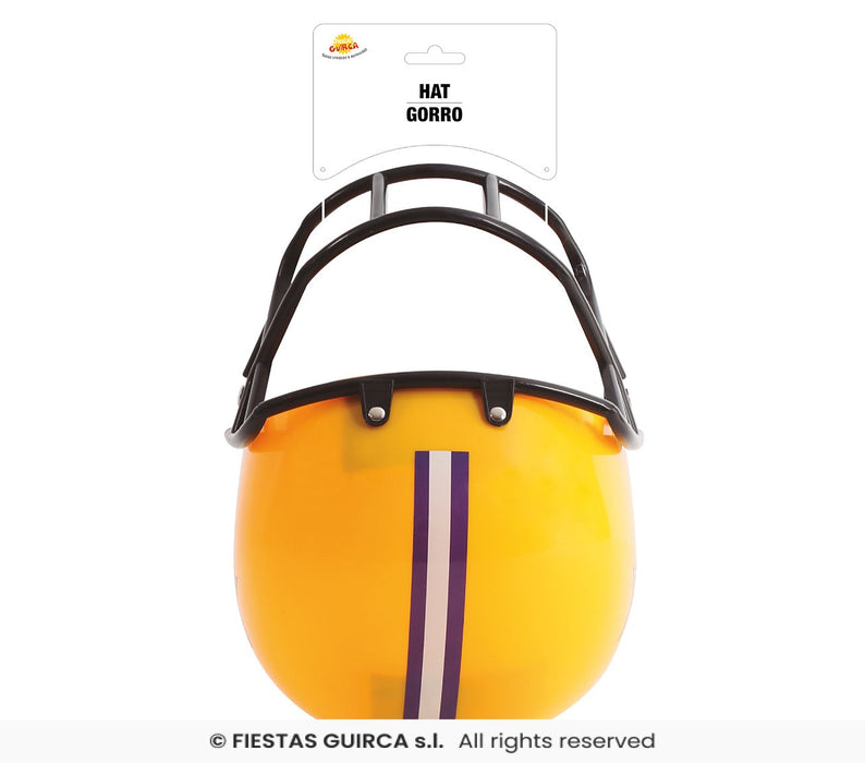 CASCO FOOTBALL AMERICANO GIALLO