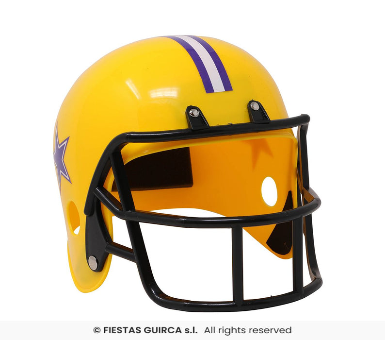CASCO FOOTBALL AMERICANO GIALLO