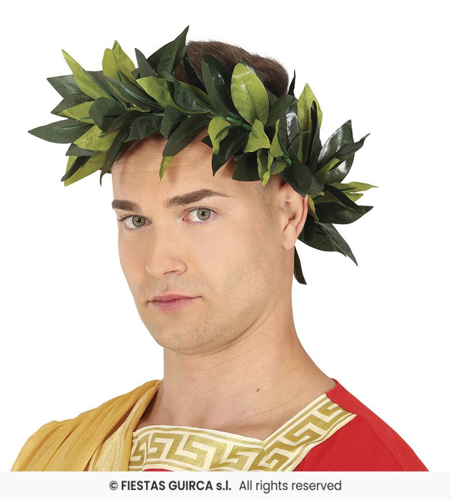 CORONA LAUREATO ALLORO NASTRO ROSSO