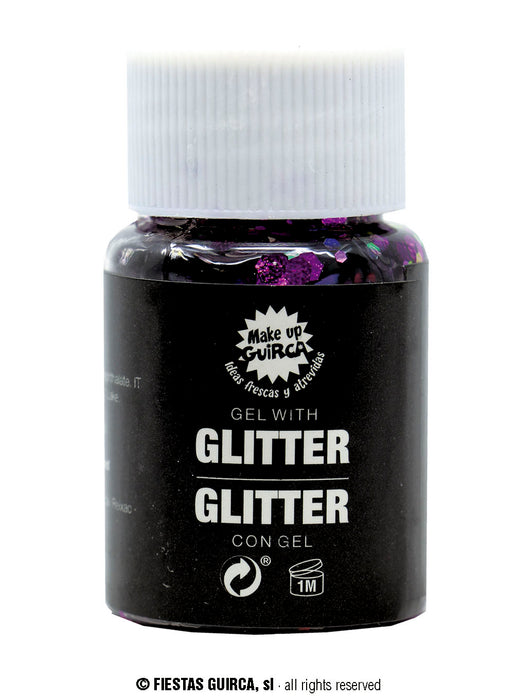 GEL PER CORPO CON GLITTER COLORATO GR 20