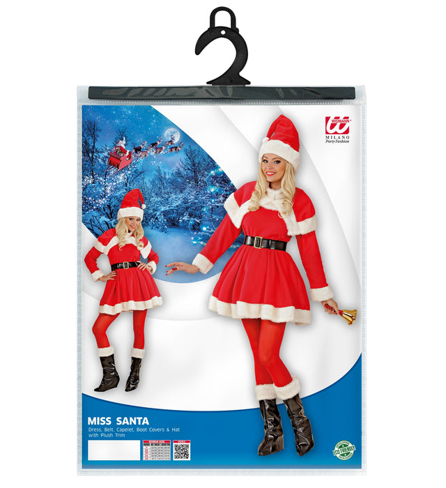 COSTUME MAMMA NATALE CON MANTELLINA