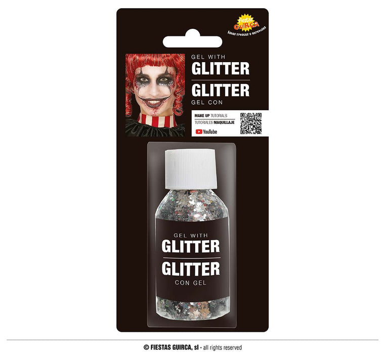 GEL PER CORPO CON GLITTER COLORATO GR 20