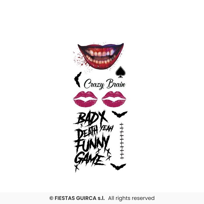 TATUAGGI JOLLY CRAZY BRAIN