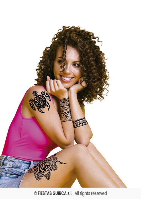 TEMPORARY TATTOO TRIBALE PER CORPO