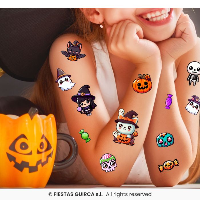 TEMPORARY TATTOO DI HALLOWEEN PER BAMBINI