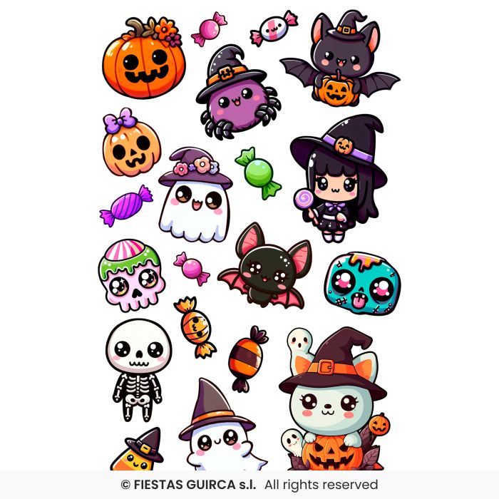 TEMPORARY TATTOO DI HALLOWEEN PER BAMBINI