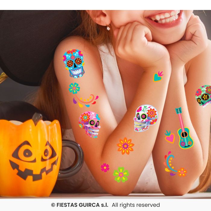 TEMPORARY TATTOO DI HALLOWEEN PER BAMBINI