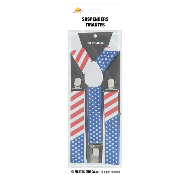 BRETELLE AMERICA STELLE E STRISCE USA