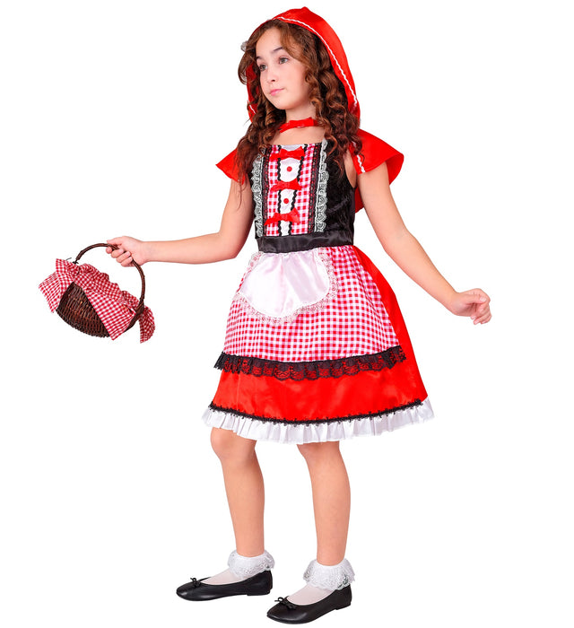 COSTUME DA BAMBINA MANTELLINO ROSSO