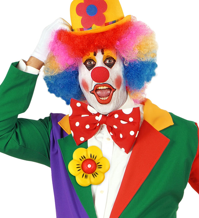 FIORE SPRUZZO GIGANTE ACCESSORIO CLOWN