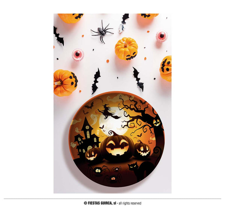 CIOTOLA PORTA CARAMELLE CON DECORO ZUCCA