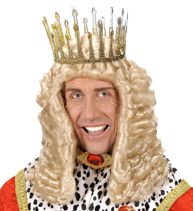 CORONA DA RE IMPERIALE IN METALLO DORATO