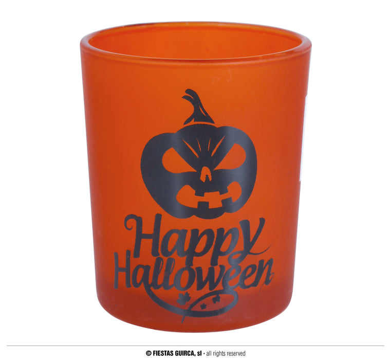 3 BICCHIERI IN VETRO DA SHOTTINO HAPPY HALLOWEEN
