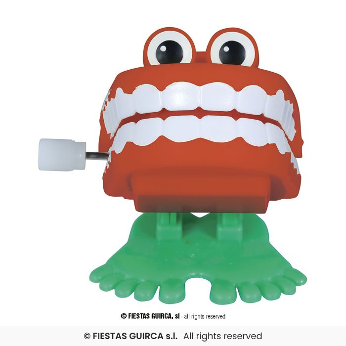 DENTIERA CAMMINANTE A MOLLA CARICA MANUALE