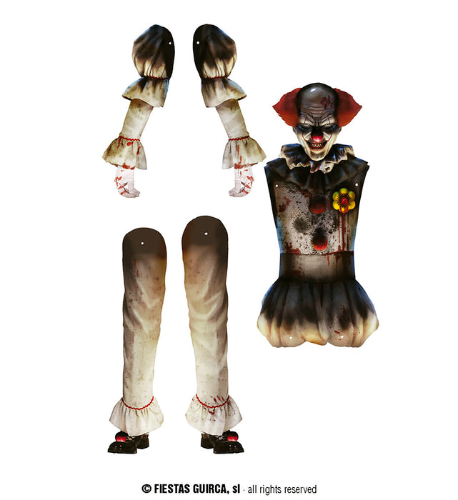 GIGANTOGRAFIA PERSONAGGIO DI HALLOWEEN CM 180