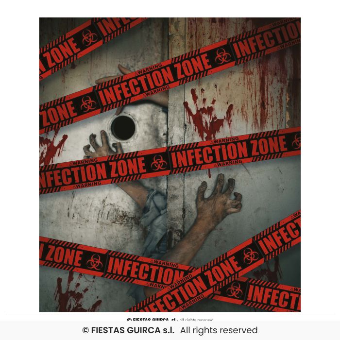 NASTRO INFECTION ZONE IN PVC 6 METRI