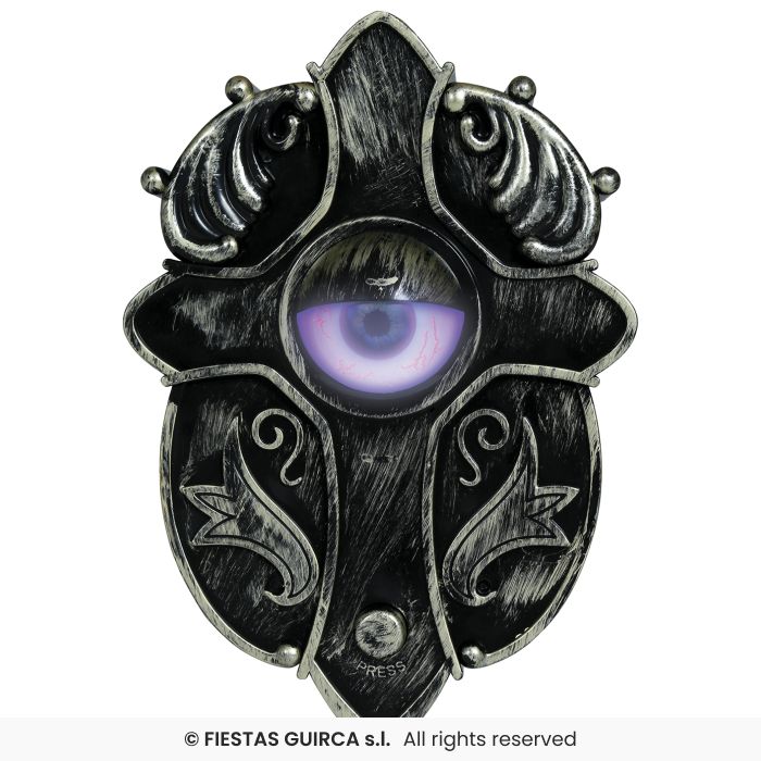 CAMPANELLO HALLOWEEN CON OCCHIO LUMINOSO ED EFFETTI SONORI