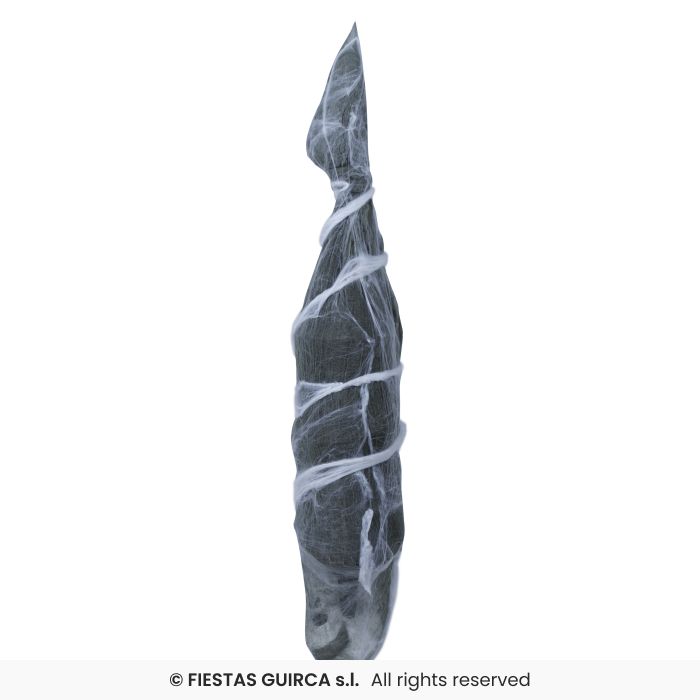 SCHELETRO MUMMIFICATO DA RAGNATELA APPESO CM 120