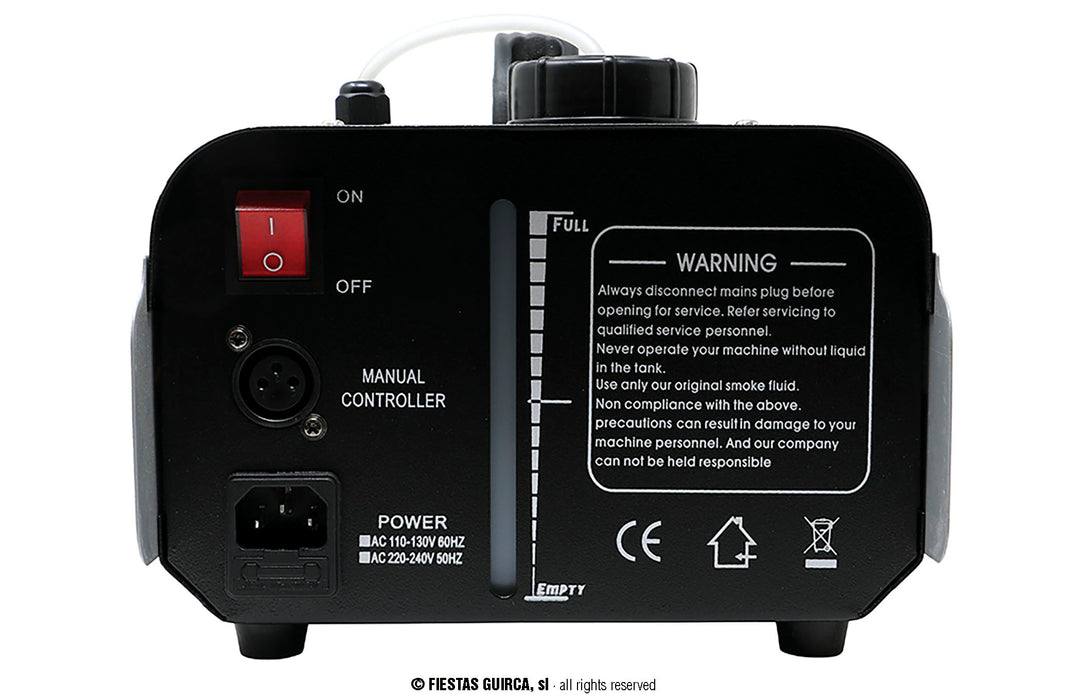 MACCHINA DEL FUMO 900 W CON TELECOMANDO WIRELESS