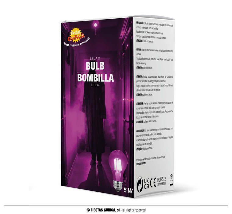 LAMPADA CON LUCE COLORATA PER AMBIENTAZIONI DI HALLOWEEN