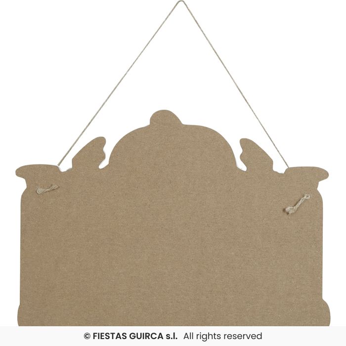 APPENDIBILE ZUCCA FUORIPORTA HAPPY HALLOWEEN IN LEGNO