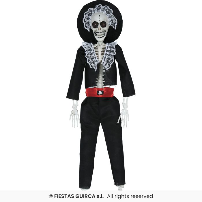 SCHELETRO DIA DE LOS MUERTOS APPENDIBILE 40 CM