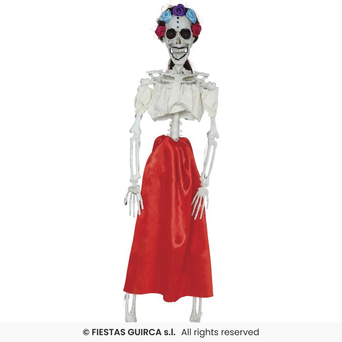 SCHELETRO DIA DE LOS MUERTOS APPENDIBILE 40 CM