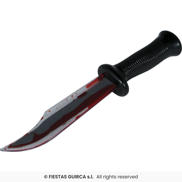 PUGNALE CON SANGUE LIQUIDO CM 54
