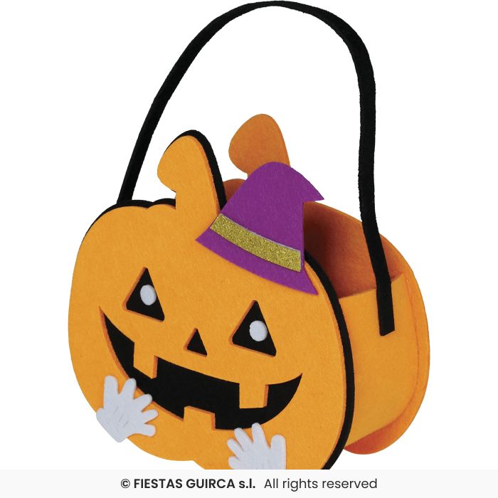 CESTINO DOLCETTO SCHERZETTO ZUCCA STREGHETTA CM 16