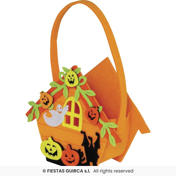 CESTINO TRICK OR TREAT CASINA STREGA DECORATA