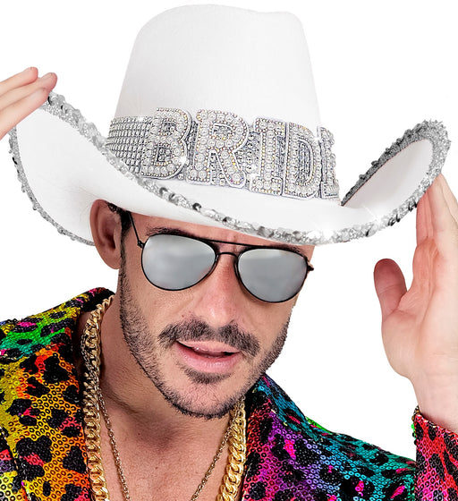 LIbgiubhy Cappello da cowgirl da sposa con strass per donne cosplay cappello da cowboy addio al nubilato cappello da festa ragazza copricapo accessori per feste di nozze LIbgiubhy Cappello da cowgirl da sposa con strass per donne cosplay cappello da cowboy addio al nubilato cappello da festa ragazza copricapo accessori per feste di nozze