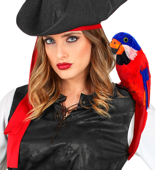 PAPPAGALLO DECORATIVO ROSSO