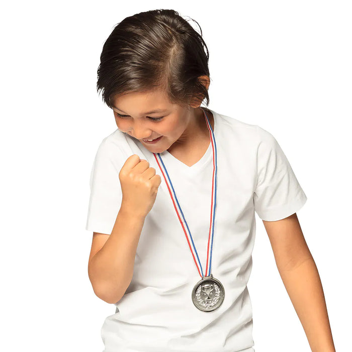 3 MEDAGLIE PER FESTEGGIAMENTO PODIO ORO ARGENTO BRONZO