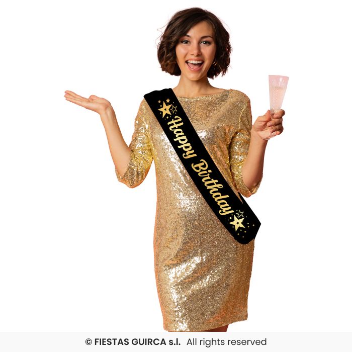 FASCIA HAPPY BIRTHDAY PER IL FESTEGGIATO CM 150