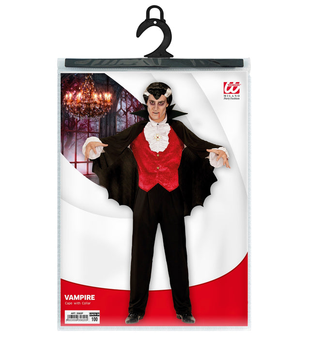 MANTELLO NERO DA VAMPIRO CM 100