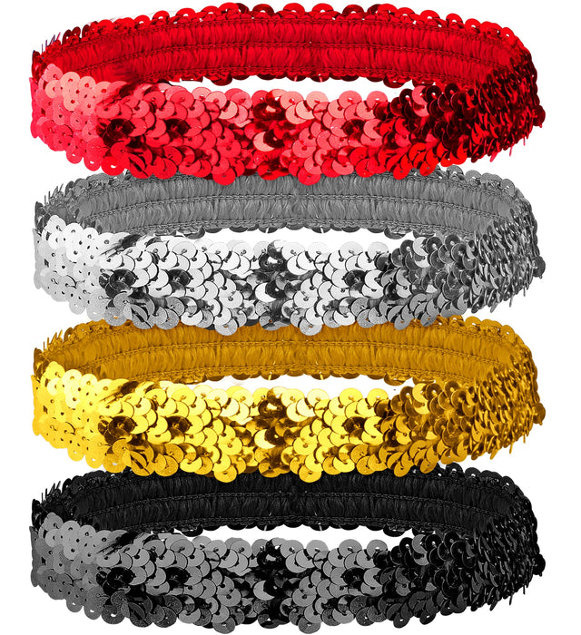 FASCIA PER TESTA ANNI 50 CON PAILLETTES