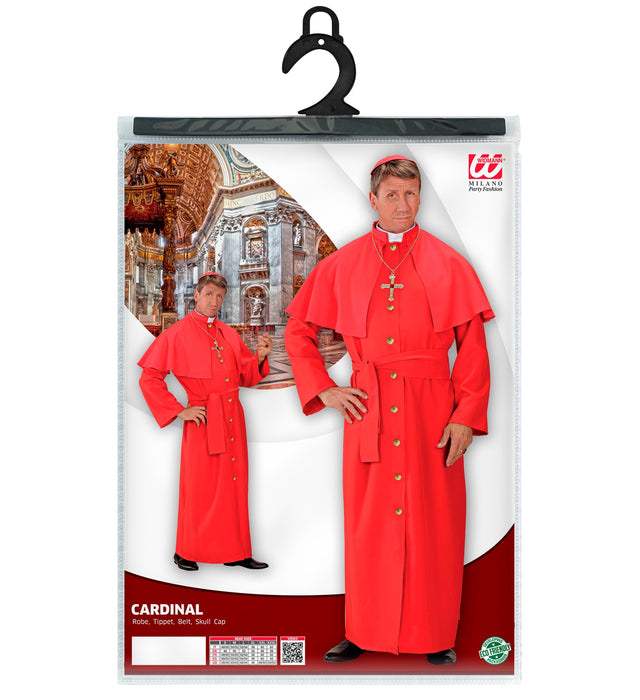 COSTUME CARDINALE ROSSO ADULTO
