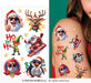 tatuaggi temporanei per natale con personaggi